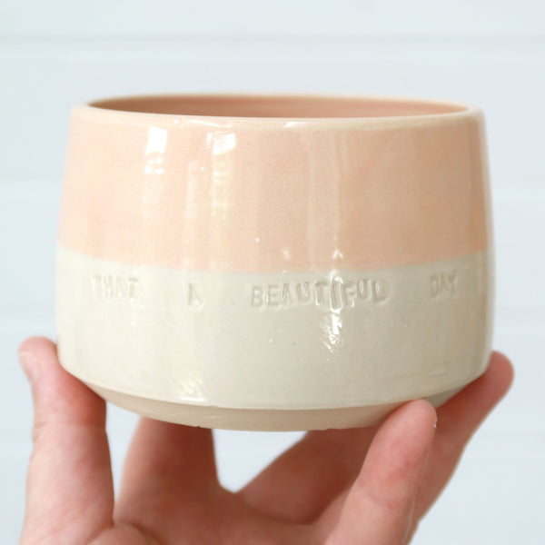 'What a Beautiful Day' pots (M) (AW21)