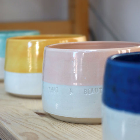 'What a Beautiful Day' pots (M) (AW21)