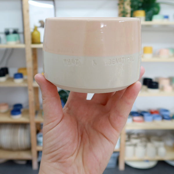 'What a Beautiful Day' pots (M) (AW21)