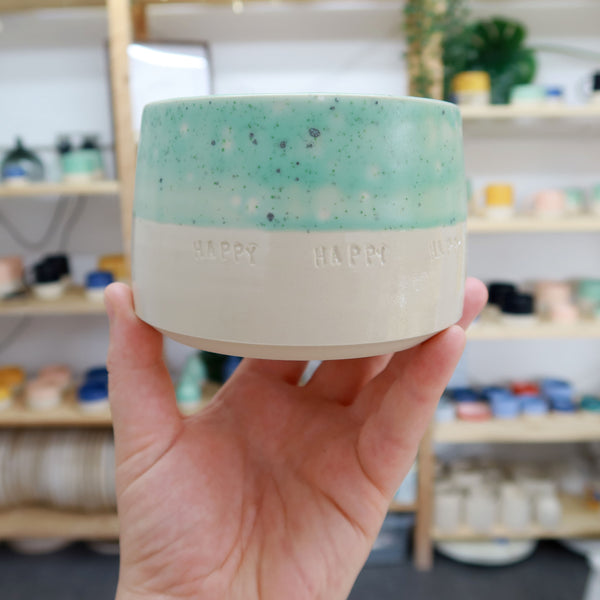 Happy Happy Happy pots (M) (AW21)